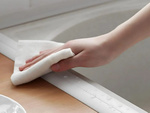 Weisses abdichtungsband für badezimmerwände und waschgänge 3m starker pvc-kleber