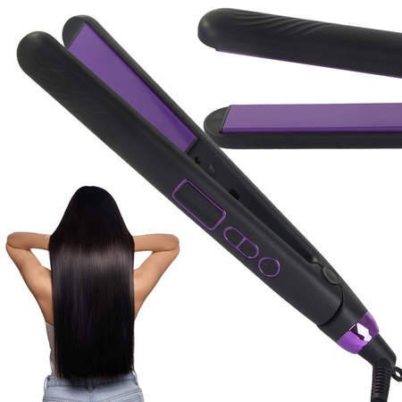 Hair straightener temperature control ceramic for straightening