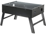 Grătar de călătorie portabil caz pliabil cărbune camping bbq