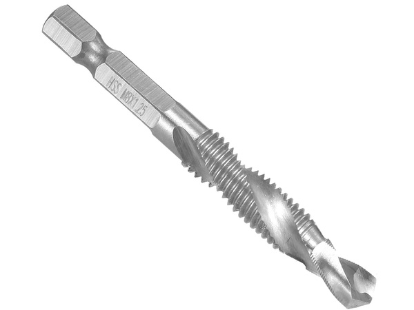 M3-10m šešiakampių sriegimo grąžtų rinkinys 6 vnt.