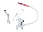 24 led desk lamp with desk clip clip