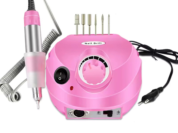 Manicure pedicure nail drill + 65w professional drill bits for home use