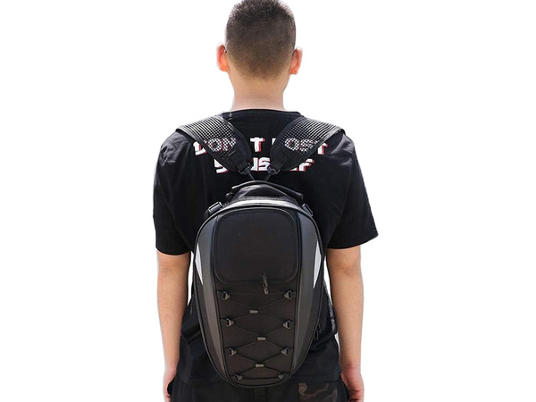 Batoh na motorku prilba na motorku nepremokavá taška pannier sedadlo 2v1