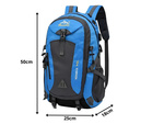 Backpack 40l black travel hiking trekking strong in the mountains durable