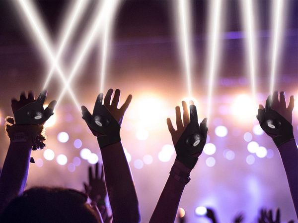 Komplet rokavic z led lučmi desno in levo - komplet za delavnico