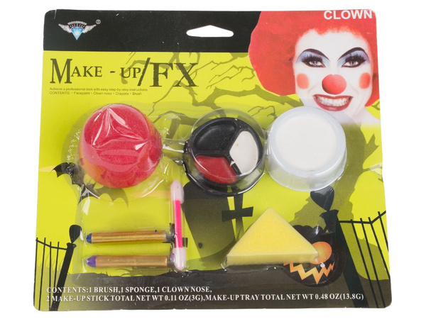 Schminkset clownsnase für halloween schminke für cosplay schminke