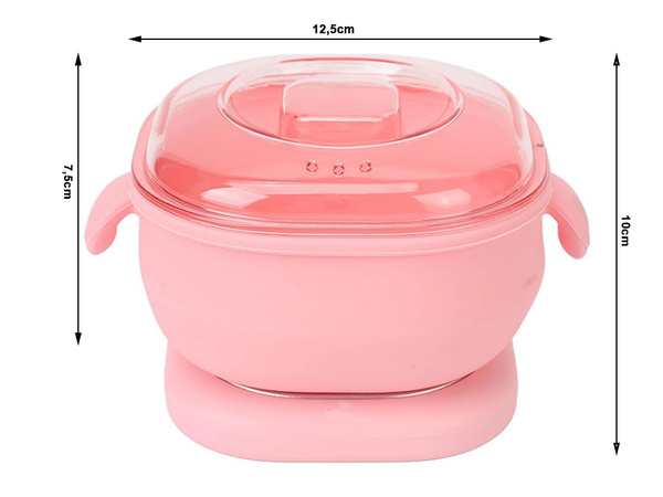 Încălzitor de ceară pliabil din silicon pentru epilarea cu ceară a corpului