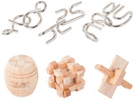 Logické hádanky kovové puzzle