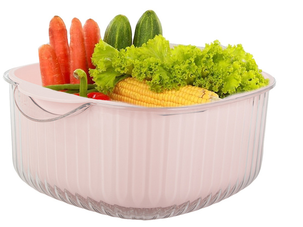 Doppelschüssel zum waschen von obst sieb siebkorb sieb sieb