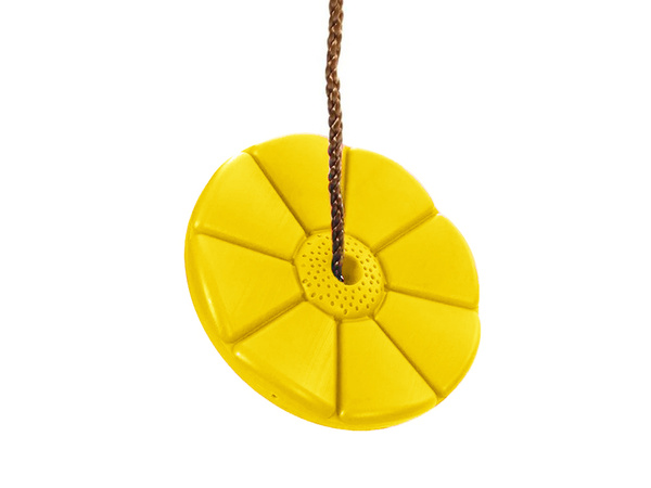 Balançoire de jardin pour enfants siège fleur avec corde pour arbre