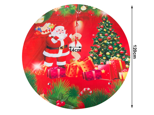 SAPIN DE NOËL MAT COUVERTURE DE NOËL EMBALLAGE CADEAU ROND