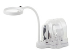 Schreibtisch-lupe 2in1 auswechselbare lensen 6 leds