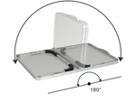 Folding table tourist table under tent suitcase garden 40x30