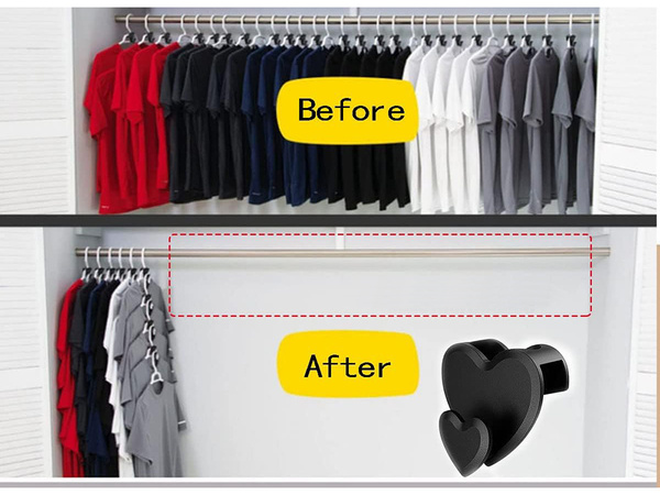 Organiser hook clothes hanger holder for wardrobe set of 12 pieces