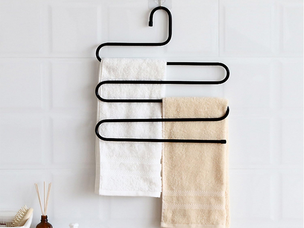 Trouser hanger for wardrobe 5 pairs solid