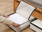 Bedding organiser clothes bin blanket cover zipper cover xxl