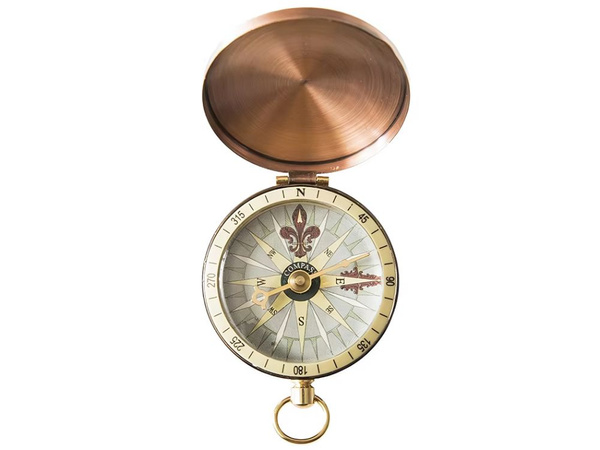 Busolă de metal busolă de buzunar turist blocabil armata magnetic