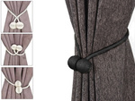 Clips decorativos para cortinas con fuerza magnética