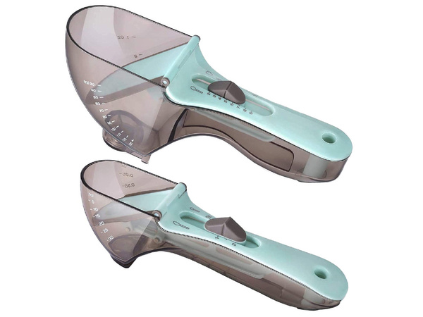 Cuchara dosificadora de cocina ajustable 2 uds