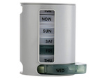 Weekly medicine container organiser