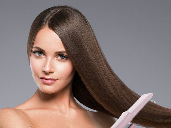 Hair straightener adjustable temp. Ceramic