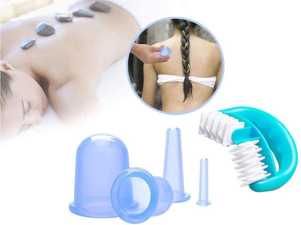 Silicone chinese bubble set body massager