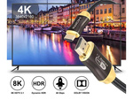 Hdmi 2.1 video kaabel ultra high speed 8k 60hz 4k 120hz hq gold 1.5m