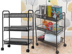 Badregal küchenschrank auf rädern metallregal drei ebenen 3