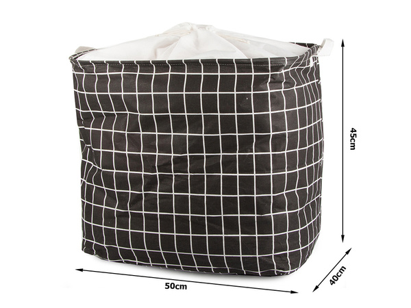 Folding basket for laundry toys large lockable