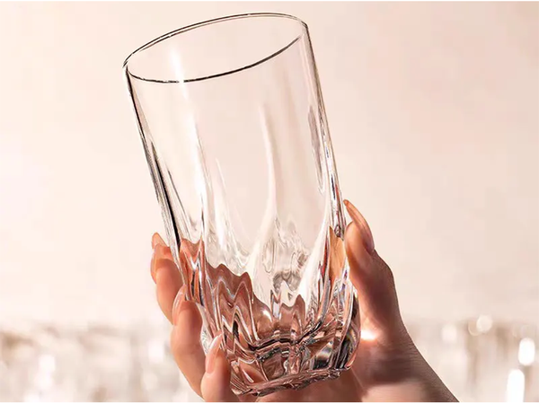 Set de 6 pahare înalte și drepte pentru băuturi reci, 340 ml