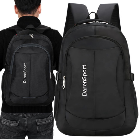 Urban rucksack schule jugend sport 10l schwarz 2 fächer für laptop