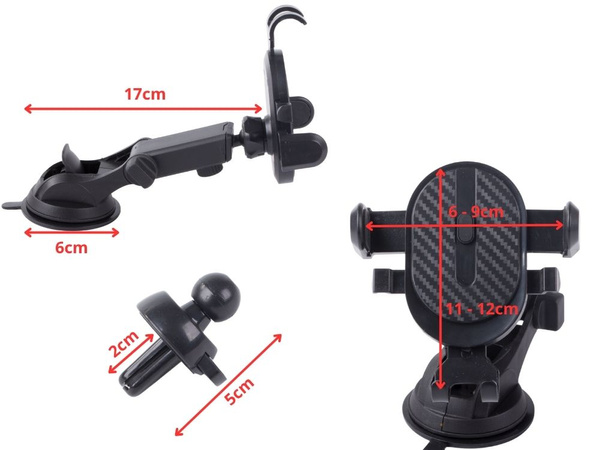 Support de téléphone pour voiture support de fenêtre ventouse rotative