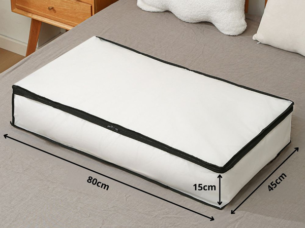 Organisateur de literie poubelle de vêtements housse de couverture housse à fermeture éclair xxl