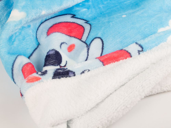 Silts koala džemperis sega oversize xxl 2in1 bieza kažokādas mīksts ar kapuci