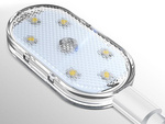 6 led lámpa rgb autós belső világítás vezeték nélküli kiegészítés