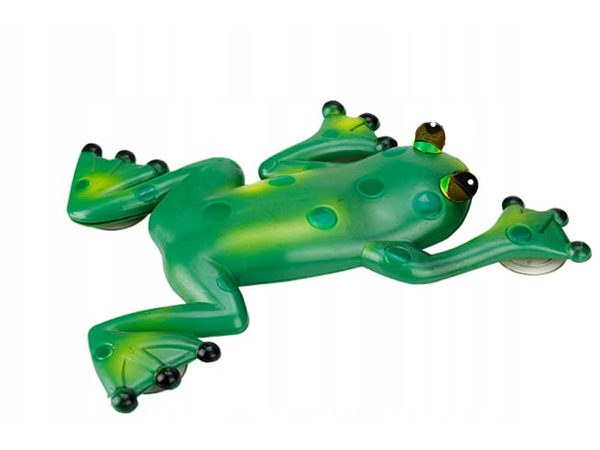 External suction cup thermometer frog