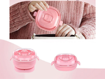 Silicone folding wax heater for body waxing