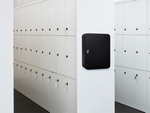 Key safe metal case lockable for 20 keys hangers with hooks