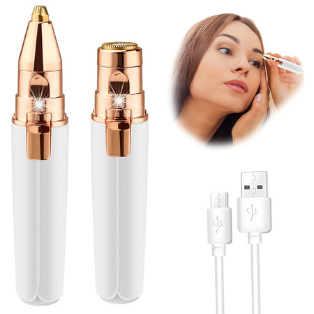 Sprâncene epilator facial trimmer bărbierit pentru femei