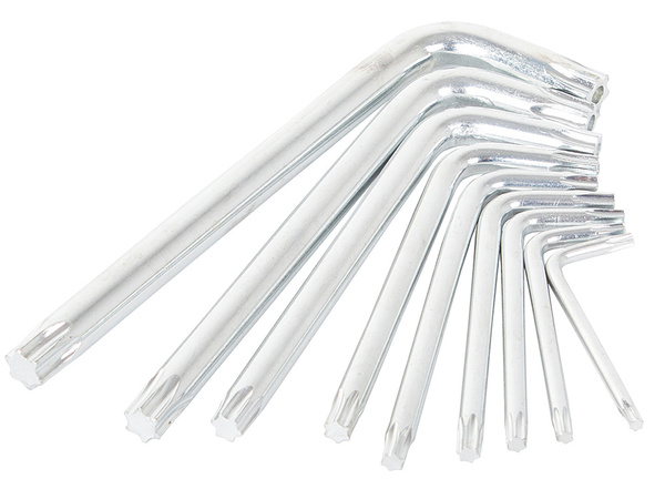 Klucze imbusowe imbusy 1,5-10 9 el zestaw torx