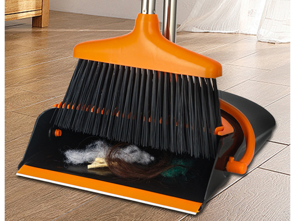 Lazy man's sweeping kit swifter brush mop cleaning wiper dustpan 2in1