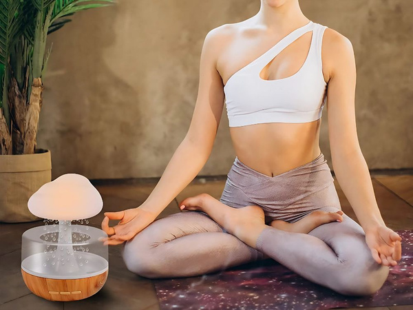 Umidificator difuzor condus lampă aromaterapie cloud wireless