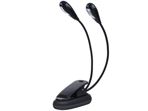 Lampe de bureau a clip led ecole lecture flexible double clip