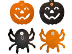 Okrasni venec halloween buča/pajek papir dolg 3 metre
