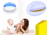 Lampe insecticide uv led pour moustiques mouches insectes piège collant silencieux