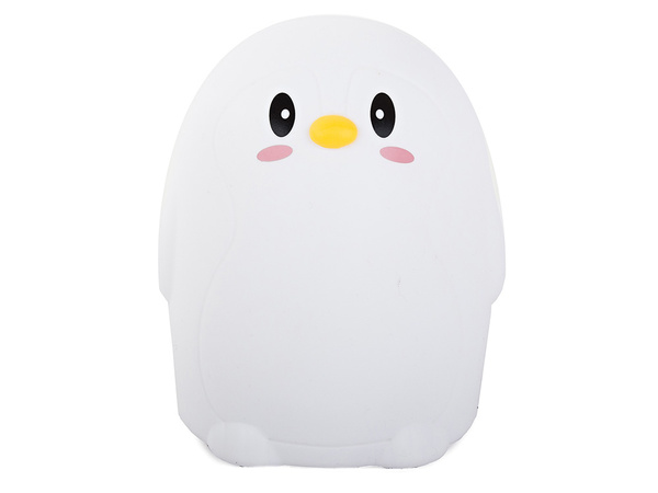 Lampka nocna dla dzieci led rgb pingwin dotyk