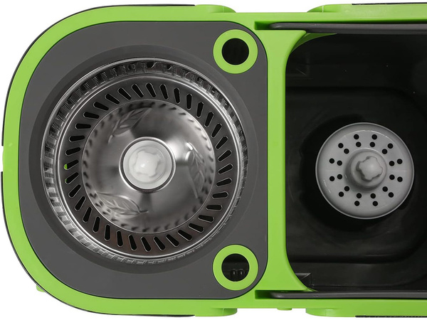 Mopa rotativa 360 turbo cubo set 2x pads microfibra