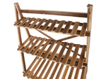 Blumentopf hochstehendes holzblumenbeet 3-stöckiges bücherregal