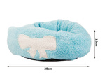 Câine pufos pat pisica pat moale perna canapea pat 35cm