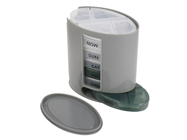 Weekly medicine container organiser
